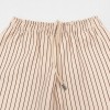 Custom Wholesale Cream Striped Hoodie Matching Pants Set Manufacturer | OEM Pinstripe Loungewear factory
