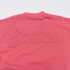 Custom Wholesale Coral Red Crewneck Sweatshirt Shorts Set Manufacturer | OEM Sweatsuit factory