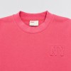 Custom Wholesale Coral Red Crewneck Sweatshirt Shorts Set Manufacturer | OEM Sweatsuit factory