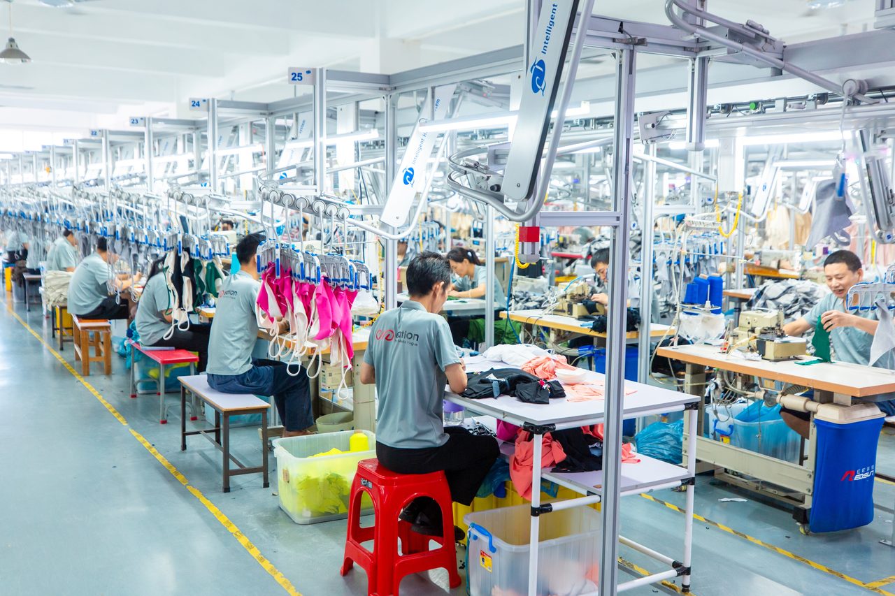garment production floor
