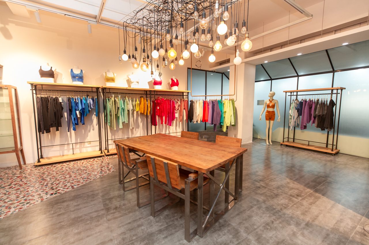 fabric showroom rolls