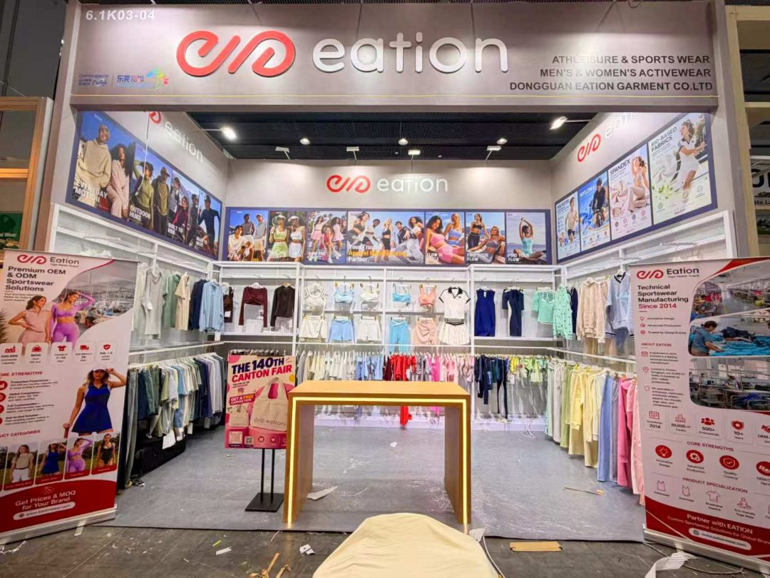 Eationwear booth K03 and K04 at The 140th Canton Fair, Hall 6.1