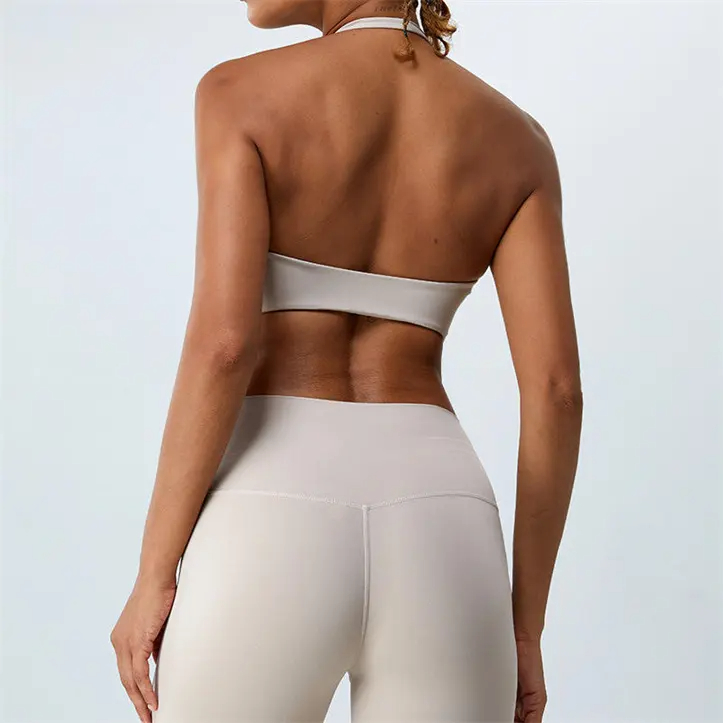 Custom Thin Strap Twist Yoga Bras