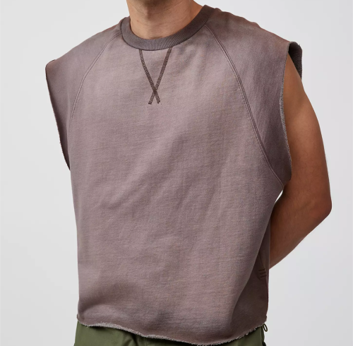 Fabricantes de regatas de ginástica personalizadas com ajuste quadrado e fábrica de regatas de algodão macio para homens de streetwear