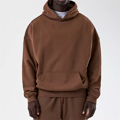 No String Oversized Hoodies  Manufacturer | Streetwear Cotton Thick Custom Logo Wash Men Cotton Hoodie