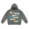 3D Puff Bubble Letters Hoodie Manufacturer  | Custom Unisex Oversized  sweatshirt supplier