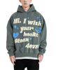 3D Puff Bubble Letters Hoodie Manufacturer  | Custom Unisex Oversized  sweatshirt supplier