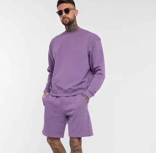 Blank Sports Tracksuit Sweatsuit Manufacturer |  Shorts Set Tracksuits Men Sweatsuit Supplier