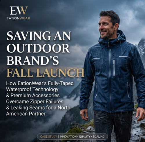 Fully-Taped Waterproof Jackets OEM/ODM | EationWear Case Study