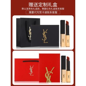 YSL Saint Laurent lipstick small gold bar 1966 21 small black bar 314 302 poplar woods big brand genuine gift box