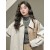 Matching color shirt type leather coat women's new autumn and winter outside with loose and lazy wind long top