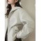 Navy collar woolen jacket women's 2023 new autumn winter gray short small man warm tweed coat