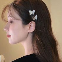 蝴蝶珍珠发夹
