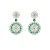 Jade Round Earrings