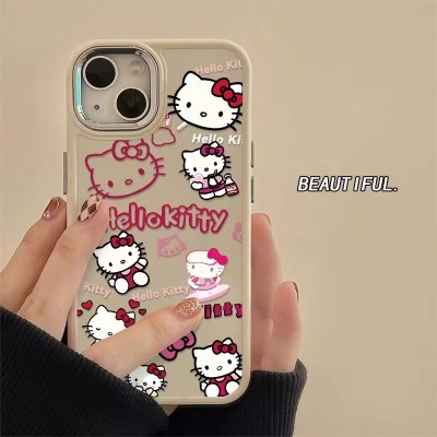 kitty Cat iPhone13 Apple 14Pro phone Case xr/x Cute 12 All Pack 11 Drop Proof 78p set xsmax
