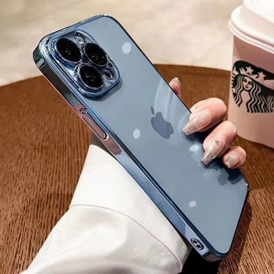 Superior applies to Apple 15promax phone case iPhone14 new 13 ultra-thin transparent 12 anti-fall hard case