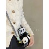 Plush doll detachable phone case back clip crossbody strap lanyard anti-fall cartoon diagonal lanyard