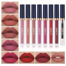QiBest 7-piece set of matte liquid lipstick+1 lipstick set  Velvet waterproof lip gloss set