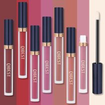 QiBest 7-piece set of matte liquid lipstick+1 lipstick set  Velvet waterproof lip gloss set