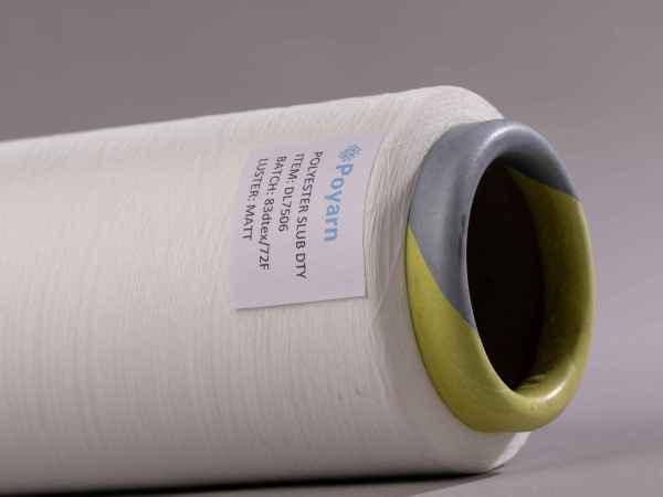 Wholesale Polyester Slub Yarn DL7506 DTY Yarn | Slub-Effect, Filament | Perfect for Weaving and Dyeing