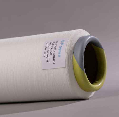Wholesale Polyester Slub Yarn DL7506 DTY Yarn | Slub-Effect, Filament | Perfect for Weaving and Dyeing