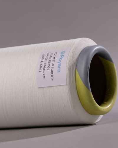 Wholesale Polyester Slub Yarn DL7506 DTY Yarn | Slub-Effect, Filament | Perfect for Weaving and Dyeing
