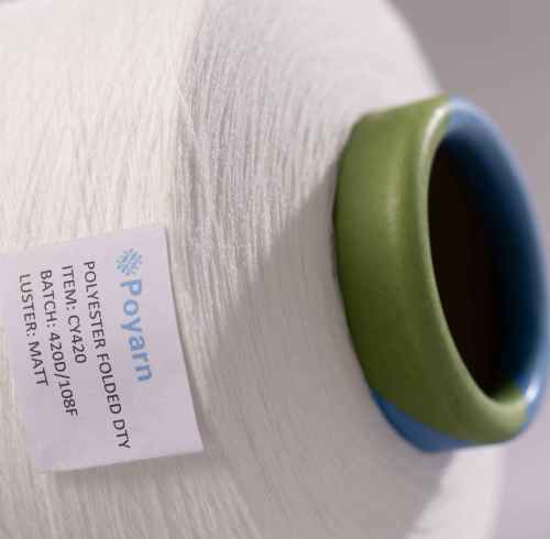 100% Polyester Folded Yarn 420D DTY | Wrinkle-Resistant, Eco-Friendly | Perfect for Weaving & Spinning