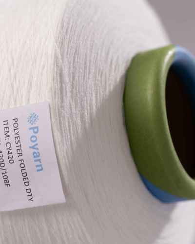 100% Polyester Folded Yarn 420D DTY | Wrinkle-Resistant, Eco-Friendly | Perfect for Weaving & Spinning