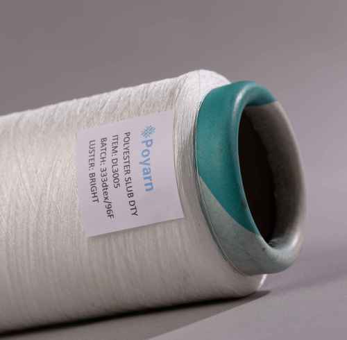 Premium DL3005 Polyester Slub Yarn DTY in Bulk | Wear-Resistant, Breathable | Ideal for Home Textile
