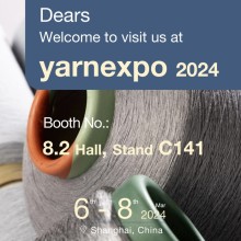 Mark Your Calendars: Join Us at Yarnexpo Shanghai 2024, Hall 8.2, Booth C141, March 6th-8th!