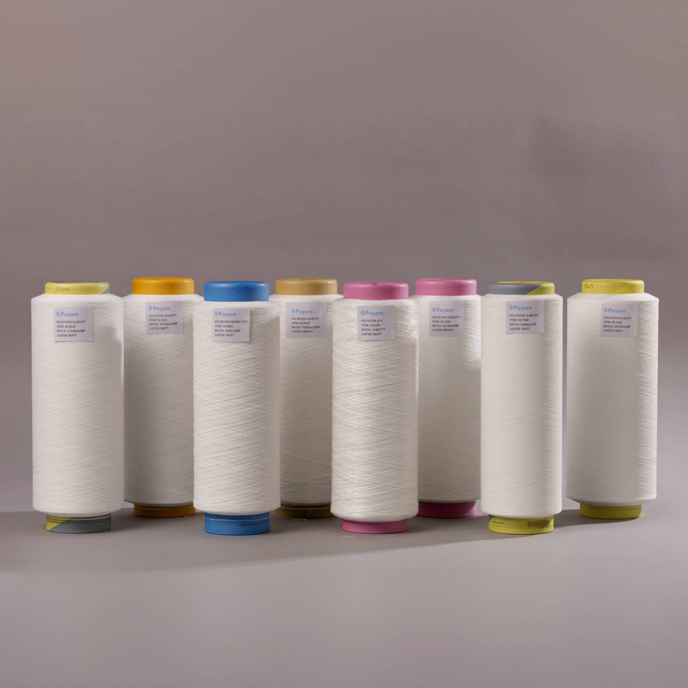 100% polyester yarn