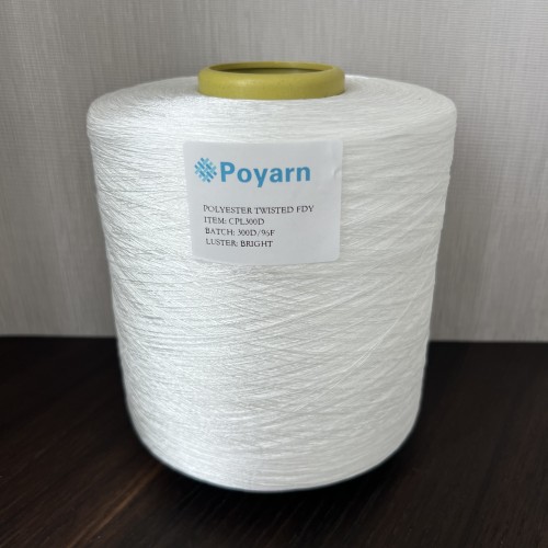 Üstün Kumaşlar için Premium Toptan Parlak Polyester Bükülmüş FDY 300D İplik | Tüylenme Önleyici ve Yüksek Mukavemet