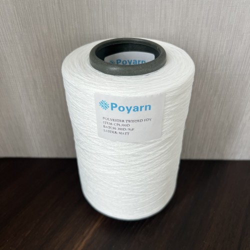 Toptan Yüksek Mukavemetli Yarı Mat CPL300D Polyester Bükülmüş FDY｜Üstün Kumaş için Tamamen Çekilmiş İplik