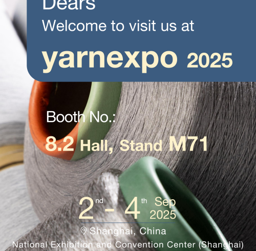 Invitation to Yarnexpo Shanghai 2025 – Hall 8.2, Stand M71