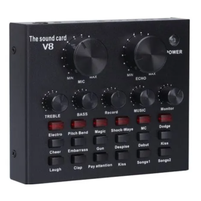 Desktop computer sound card external computer portable and waterproof