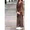 Lazy style retro cardigan coat female autumn and winter temperament suspender long skirt slimming dress two sets of suits