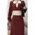 Advanced sense goddess fan slim-fit skirt knitted suit skirt female method Red long-sleeved sweater dress two-piece set