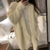 American retro design sense fringe long sleeve knitted sweater female autumn and winter loose thin lazy cardigan top thick