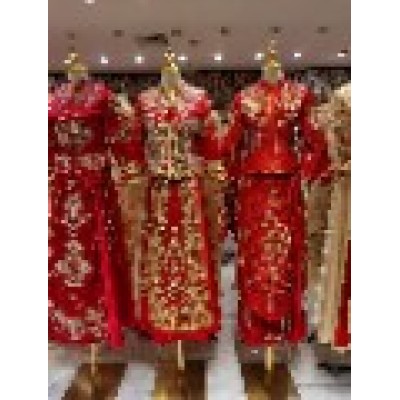 Xiuhe dress bride new wedding dress Xiuhe dress toasting dress wholesale wedding dress little dress