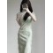 New Chinese style cheongsam daughter girl 2023 young new summer lace dress temperament high-end simple elegant
