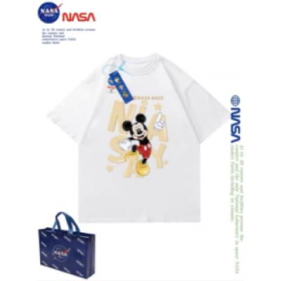 Co branded Little Mickey Fashion Girls' T-shirt Short Sleeve