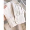 Autumn 2023 New Pure Cotton Underlay White Shirt