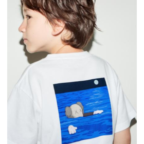 Wholesale Kaws Printed T-Shirt Sets for Children Parents - Gym Fitness Apparel