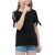 Monkey Clothing Girl's Cut Slit Sleeve Tie Knot Cuff Stripe Tunic T-Shirt Casual Pullover Top for 4-14T Kids