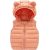 Monkey Clothing Girls Quilted Sleeveless Jacket Hooded Puffer Vest Full Zip Waistcoat Ultra Light Gilet 2-7 Years