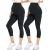 Monkey Clothing Maternity Capri Leggings Over The Belly Butt Lift - Buttery Soft Non See-Through Workout Active Yoga Pants