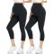 Monkey Clothing Maternity Capri Leggings Over The Belly Butt Lift - Buttery Soft Non See-Through Workout Active Yoga Pants