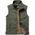 Monkey Clothing Men's Sherpa Lined Fleece Vest Winter Fishing Travel Utility Vest Gilet