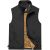 Monkey Clothing Men's Sherpa Lined Fleece Vest Winter Fishing Travel Utility Vest Gilet