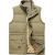 Monkey Clothing Men's Sherpa Lined Fleece Vest Winter Fishing Travel Utility Vest Gilet